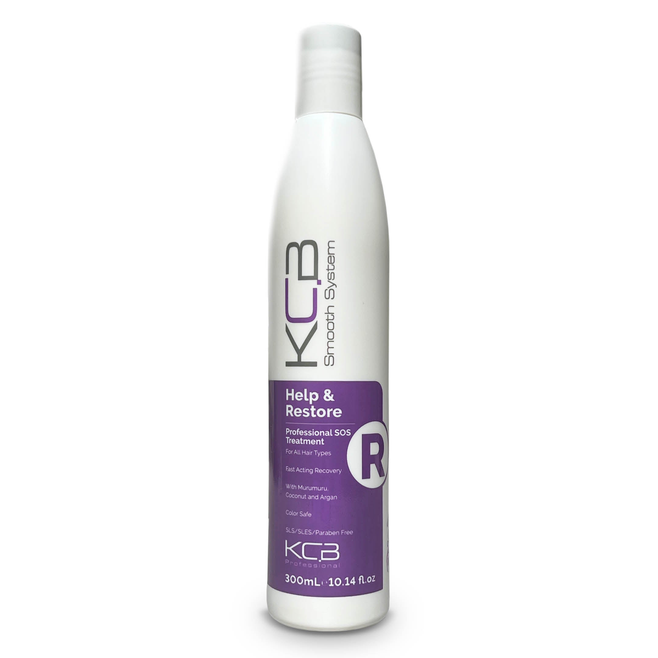 KCB Professional Smooth Help and Restore, SOS Keratin Hair Repair Treatment for Dry or Damaged Hair. Repair Hair Damage from Heat, Bleach, Color, and Chemical Services. Smooths and Control Frizz.