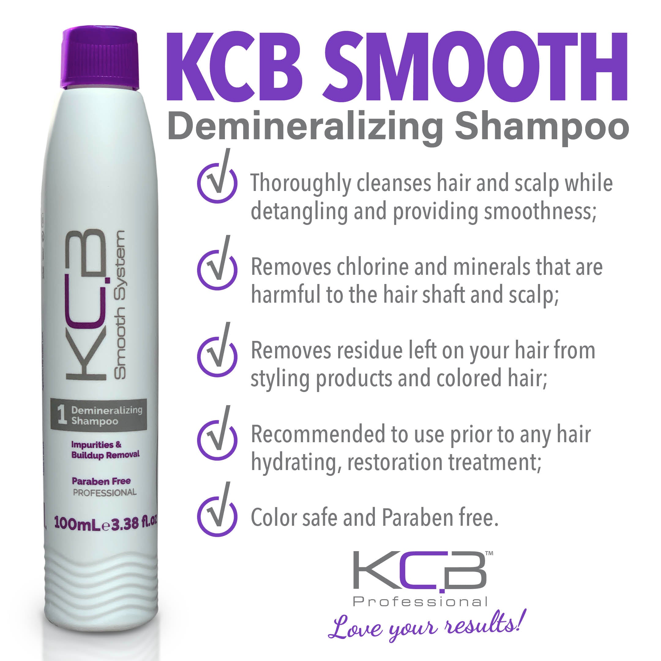 KCB Professional Smooth Repair Hair Mask for Smoothing, Deep Conditioning,  Bonding Hair Treatment, Frizz Control, All Hair Types, 17.63 oz / 500g.